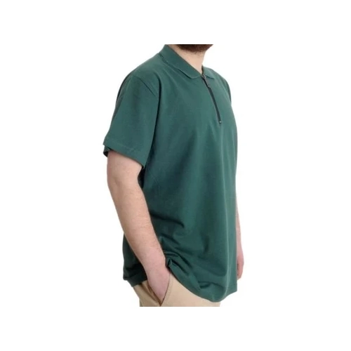 T-shirt Polo Likral� Fermuarl� Yaka 21029 Nefti