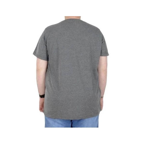 B�y�k Beden T-Shirt Bis Yaka Chase 22193 Antramelanj