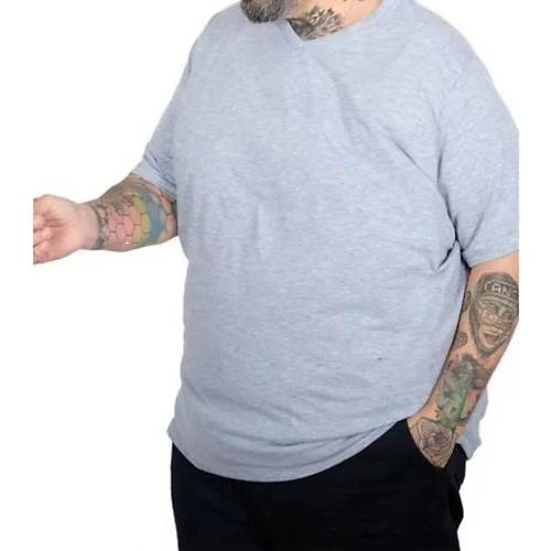 B�y�k Beden T-Shirt V Yaka Likral� 20150 Grimelanj