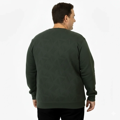 Erkek Bisiklet Sweatshirt Selanik 25819 Haki