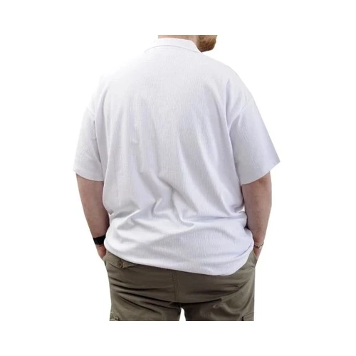 B�y�k Beden Erkek G�mlek Apas Yaka JAKAR U24380 Beyaz