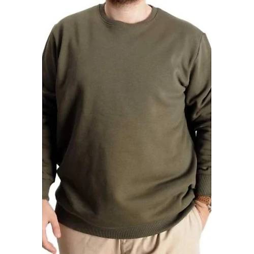 B�y�k Beden Erkek Sweat Bis Yaka 20131 Haki