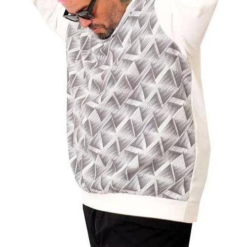 Erkek Bisiklet Sweatshirt Selanik  25819 Ekru