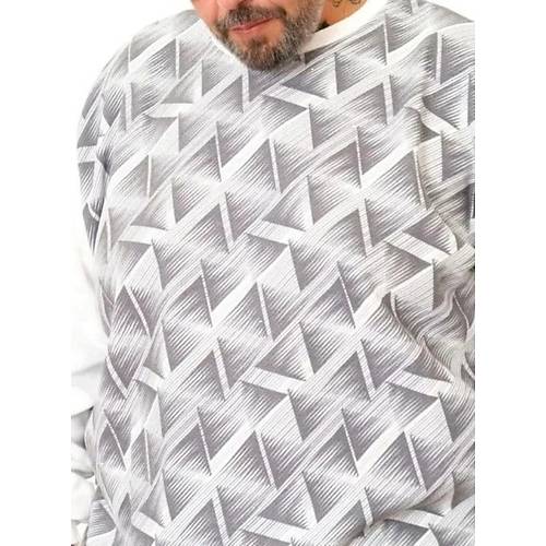 Erkek Bisiklet Sweatshirt Selanik  25819 Ekru