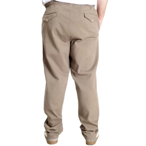 B�y�k Beden Erkek Gabardin Kargo Jogger Pantolon Do�a 21928 Bej