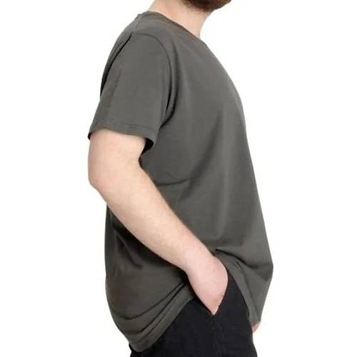 B�y�k Beden T-Shirt V Yaka Likral� 20150 Haki