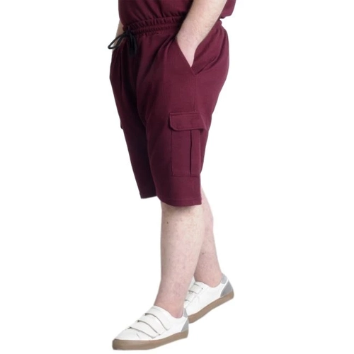 B�y�k Beden Erkek �ort Kargo Cep Waffle 23500 (Bordo)