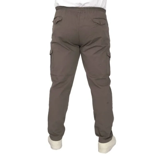 B�y�k Beden Pantolon Keten Kargo Jogger Milano 21912 Haki