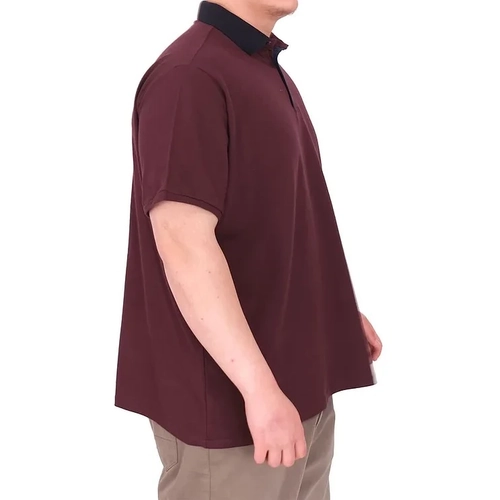 B�y�k Beden Erkek T-Shirt Polo Yaka YOURSELF 25310 M�rd�m