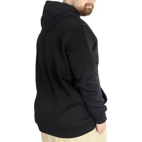 Erkek Sweatshirt Kap�onlu Kanguru Pocket Basic  20562 Siyah