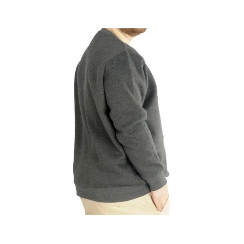 Erkek Sweatshirt Bisiklet Yaka Basic 20131 Antramelanj