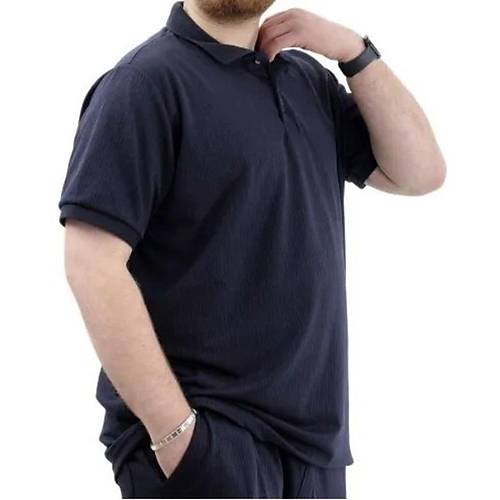 B�y�k Beden Erkek Ti��rt Polo Yaka JAKAR 24337 Lacivert