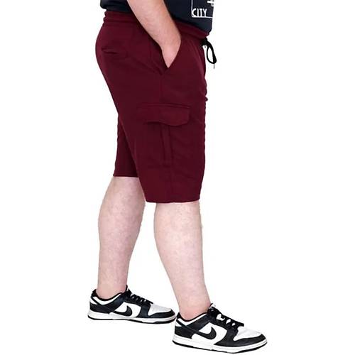 B�y�k Beden Erkek �ort Kargo Cep Waffle 23500 Bordo
