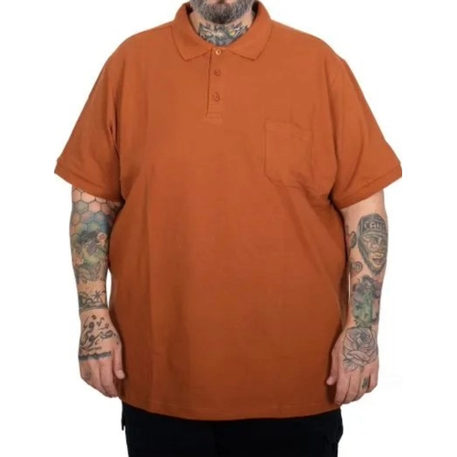 B�y�k Beden Erkek Cepli Klasik Pike Polo Yaka T-Shirt 20550 TARCIN