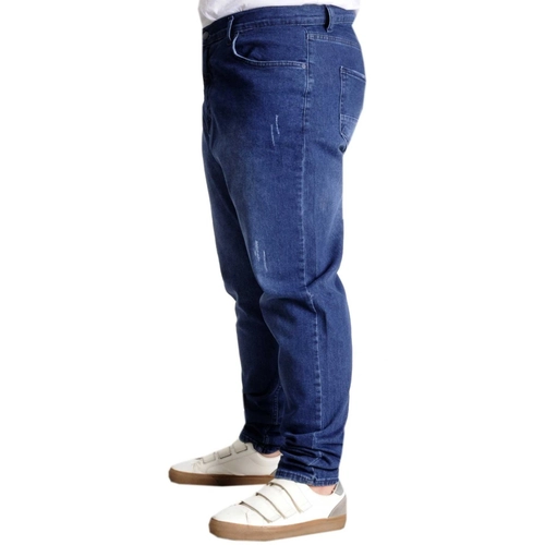 B�y�k Beden Erkek Kot Pantolon Klasik Pure Star 23907 Mavi