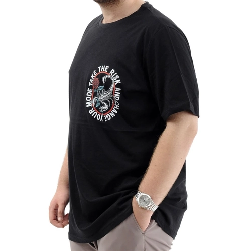  B�Y�K BEDEN T-SH�RT BIS YAKA CHANCE 24084 S�YAH