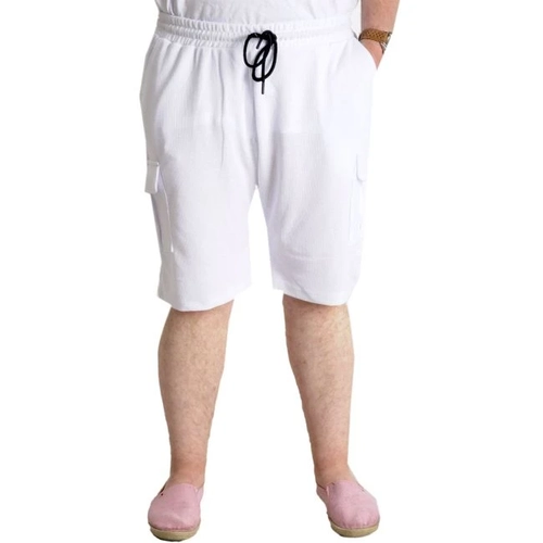 B�y�k Beden Erkek �ort Kargo Cep WAFFLE 23500 Beyaz