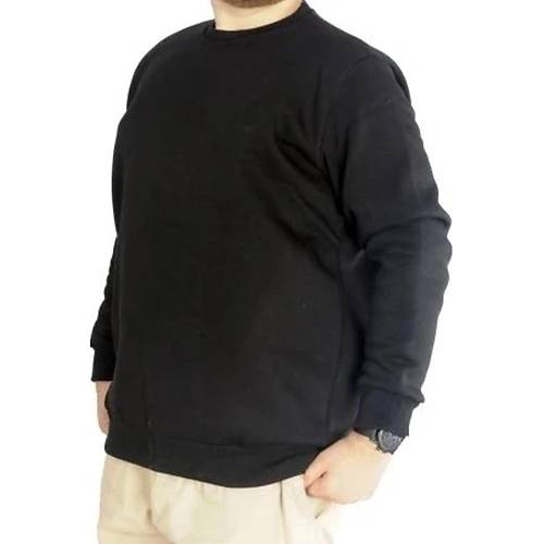 Erkek Sweatshirt Bisiklet Yaka Basic 20131 Siyah