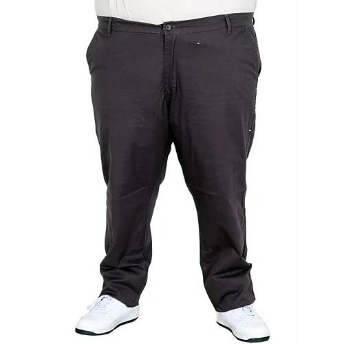 B�y�k Beden Erkek Keten Milano Chino Pantolon 20850 ANTRASIT