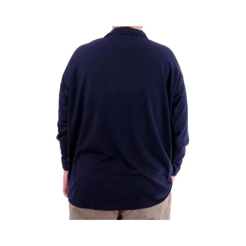 B�y�k Beden Erkek G�mlek Apas Yaka Uzun Kol JAKAR U24381 Lacivert