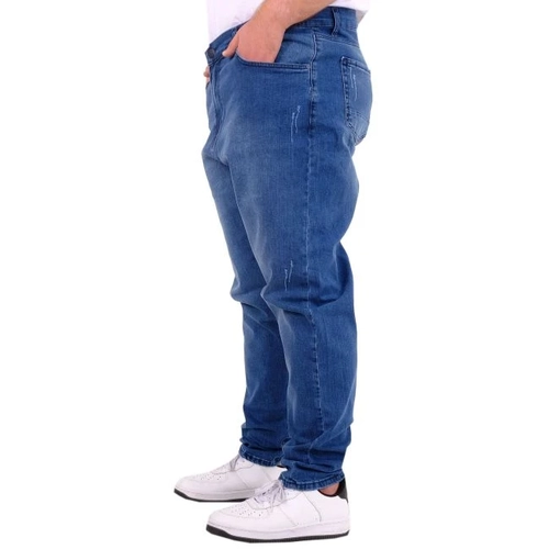 B�y�k Beden Erkek Pantolon Klasik Kot 21920 A��k Mavi