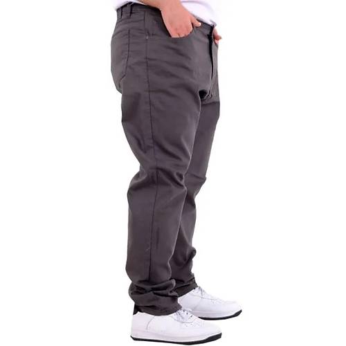 B�y�k Beden Erkek Gabardin 5Cep Doga Classic 22920 Antrasit