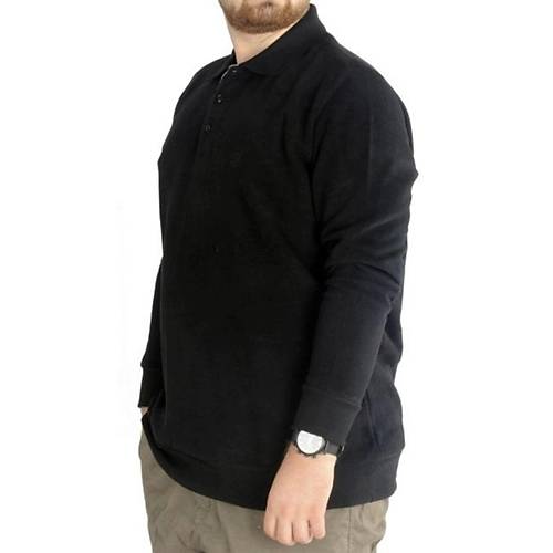 Erkek Sweatshirt Polo Vnz Selanik 20440 Siyah