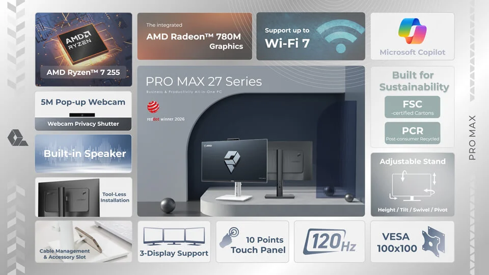 PRO MAX 27TP Z 8MG All-in-One PC
