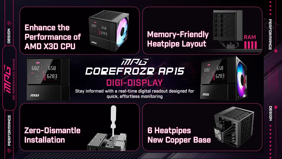 MPG COREFROZR AP15 Hava So�utucu