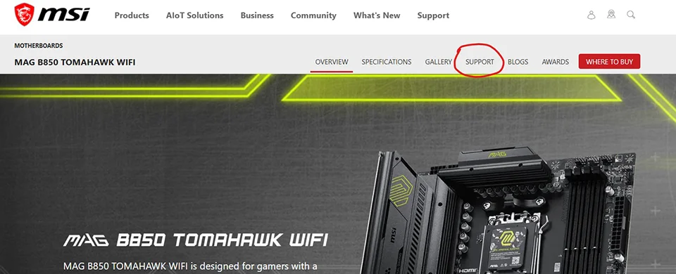MSI Support