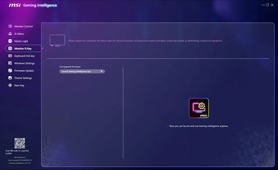 Hot Key Settings