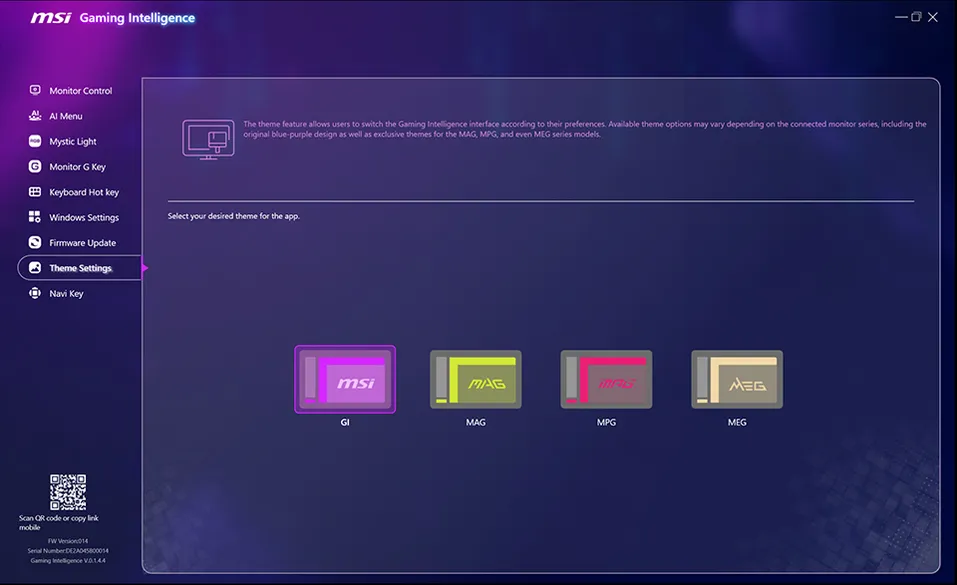 Theme Settings