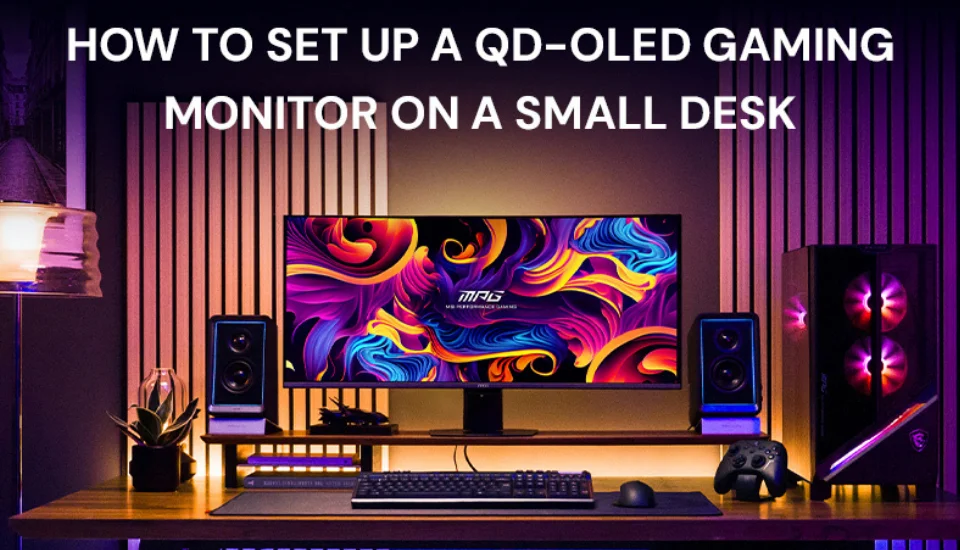 K���k Bir Masaya QD-OLED Gaming Monit�r Nas�l Kurulur?