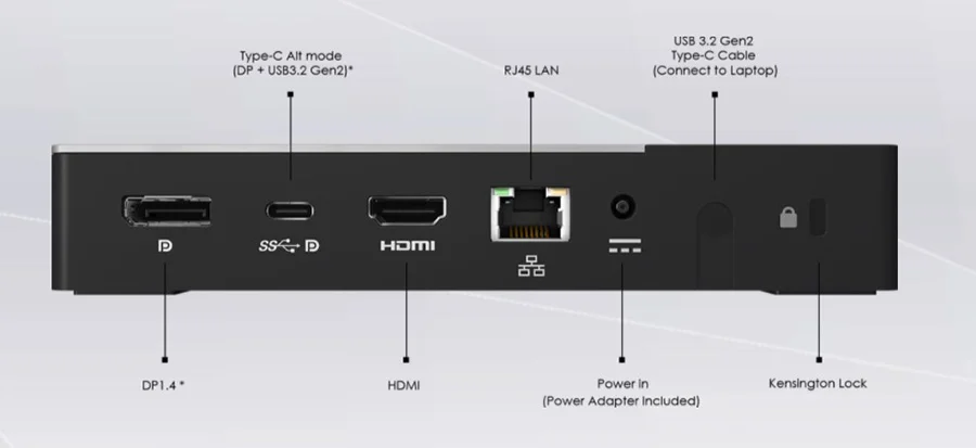 MSI Ba�lan ve Fethet Eksiksiz G/� portlar� ile MSI USB-C Docking Station Gen 2 t�m d