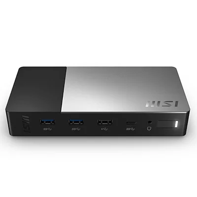 MSI USB-C DOCKING STATION GEN 2 �LET���M: Gb LAN SES JAKI: 1x Mic-in/Headphone-out C