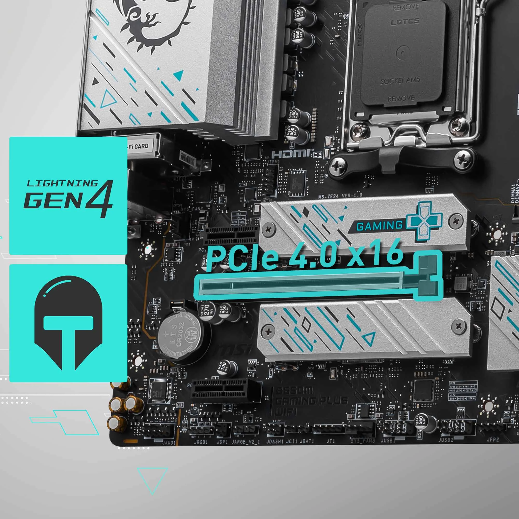 Document 1 x G��lendirilmi� PCIe 4.0 x16 Slot MSI PCI Express Steel Armor slotlar� a��r e