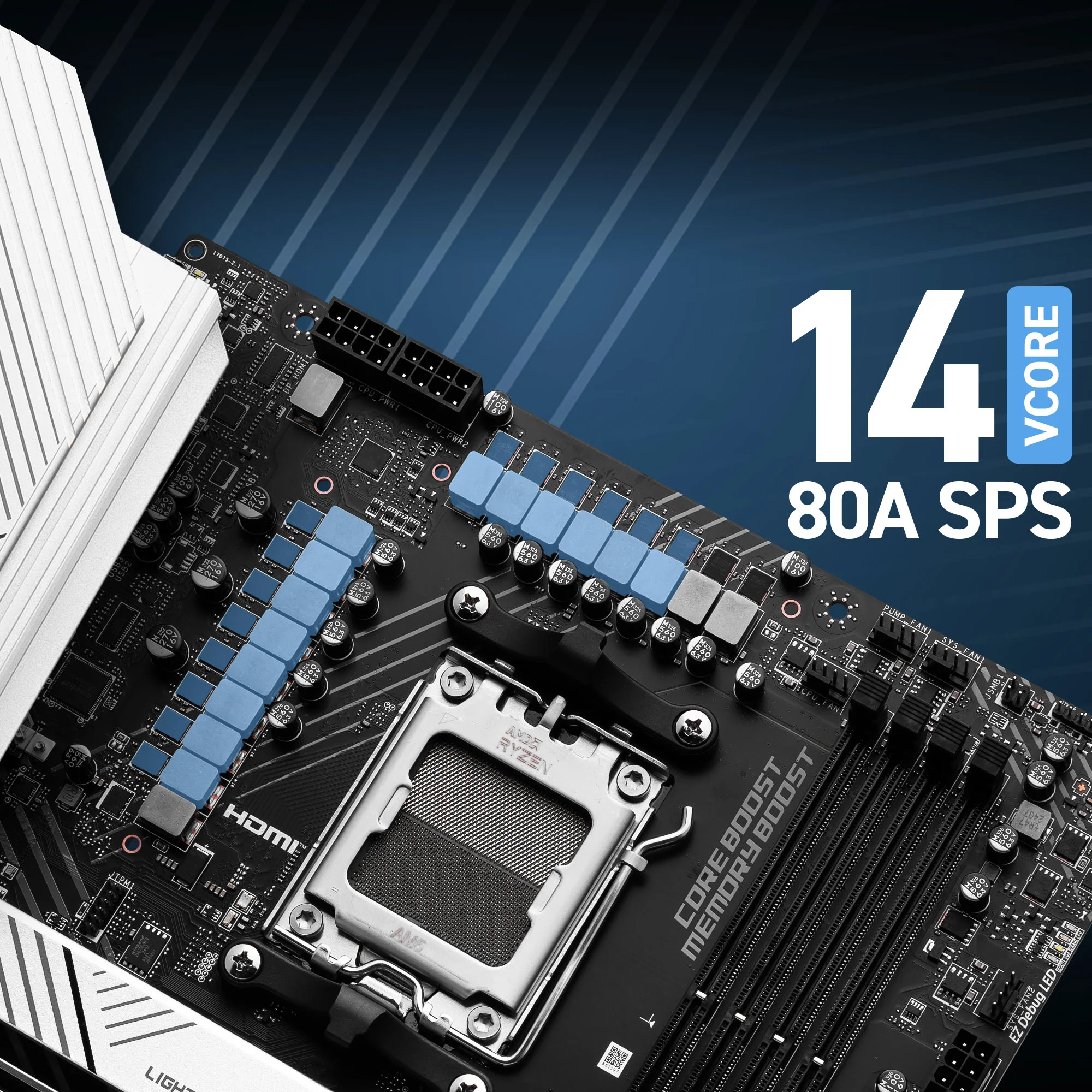 Document 14 Duet Rail G�� Sistemi, 80A SPS g�� kademesi PRO B650-A WIFI Core Boost teknol