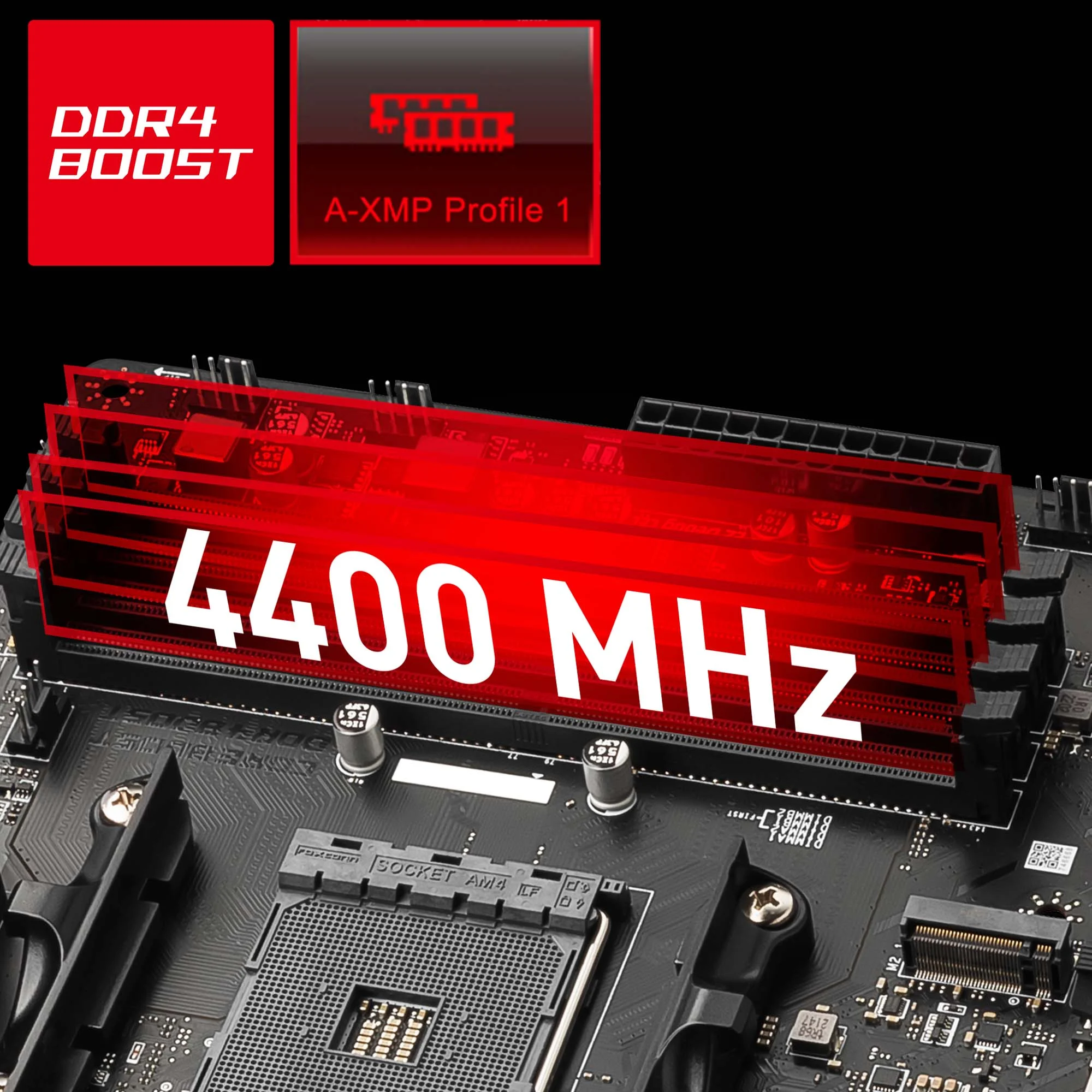 B550 GAMING GEN3 4 X DDR4 DUAL CHANNEL (4400+ MHZ HIZA�IRTMALI) DDR4 Boost: Tamamen izole edilen