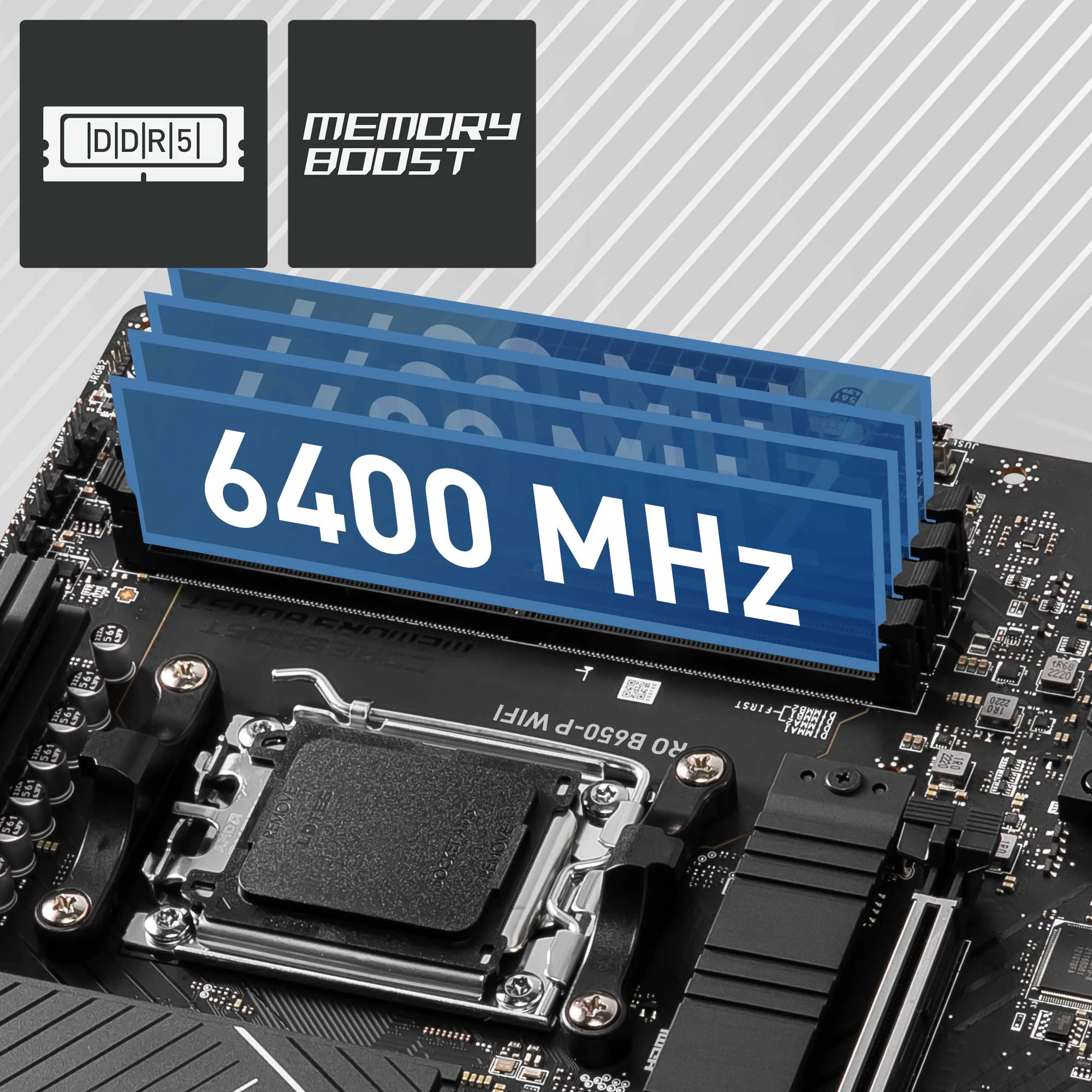 Document 4 x DDR5 Dual Channel (6400+ MHz OC) Memory Boost: Tamamen izole edilen DDR devr