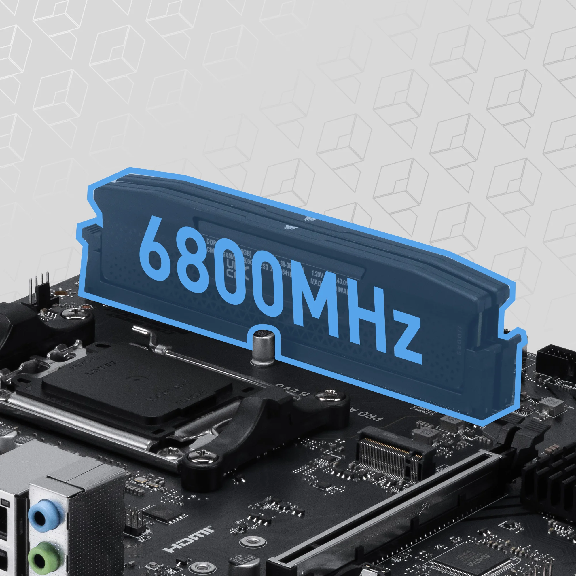 Document 4 x DDR5 Dual Channel (6800+ MT/s OC)* Memory Boost: Tamamen izole edilen DDR de