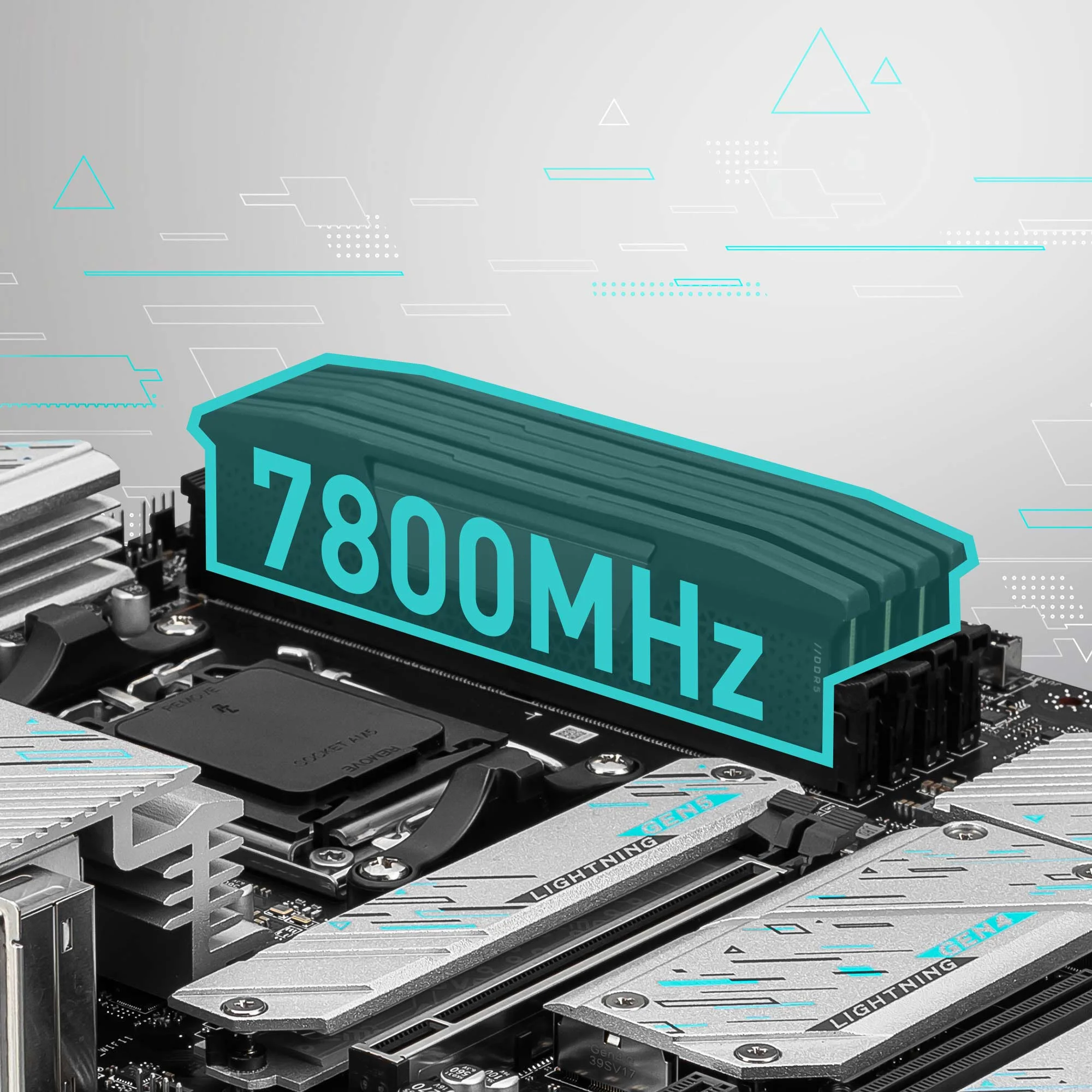 Document 4 x DDR5 DUAL CHANNEL (7800+ MHZ HIZA�IRTMALI)* Memory Boost: Tamamen izole edil