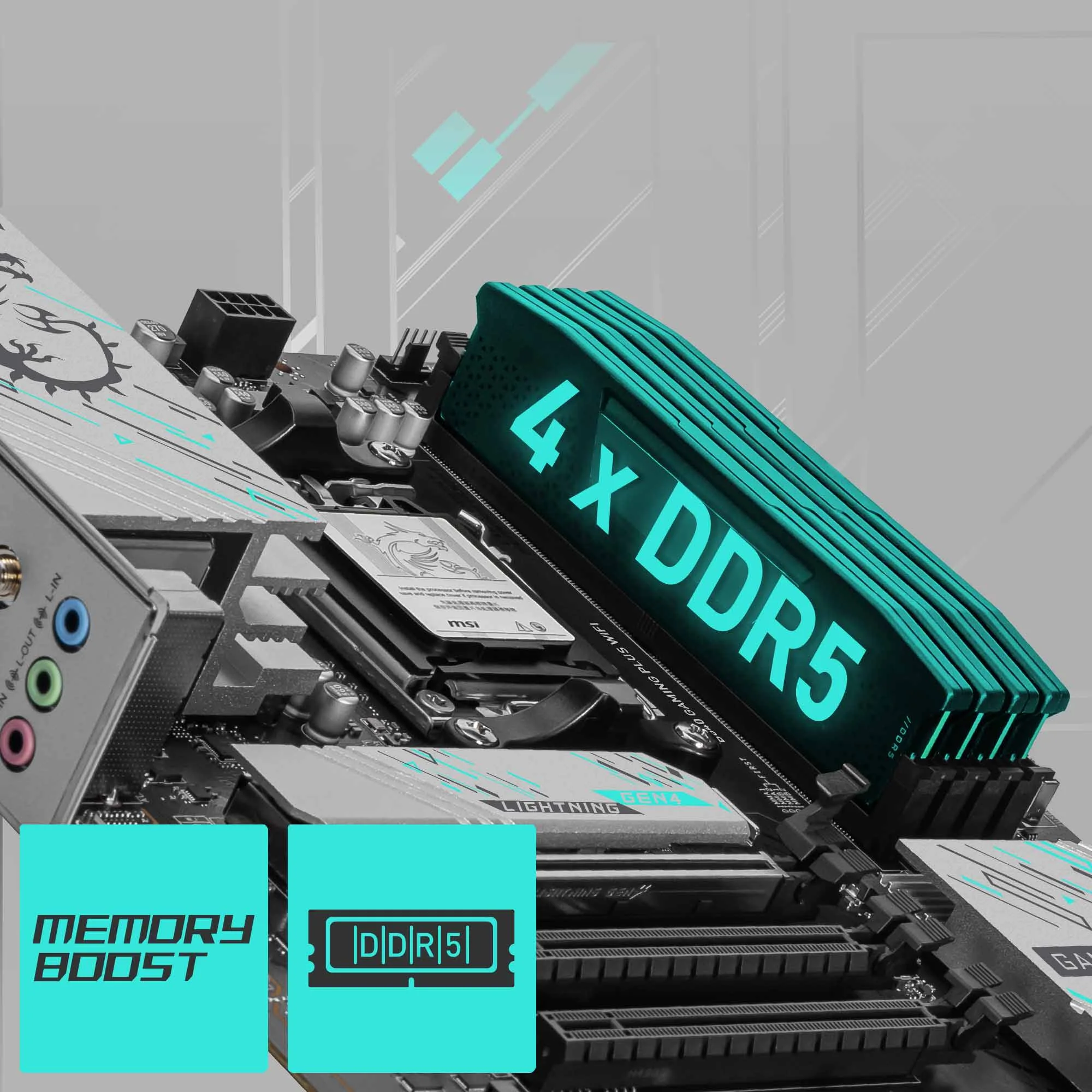 Document 4 x DDR5 Dual Channel (8000+ MT/s OC)* Memory Boost: DDR devrelerinin di�er bile