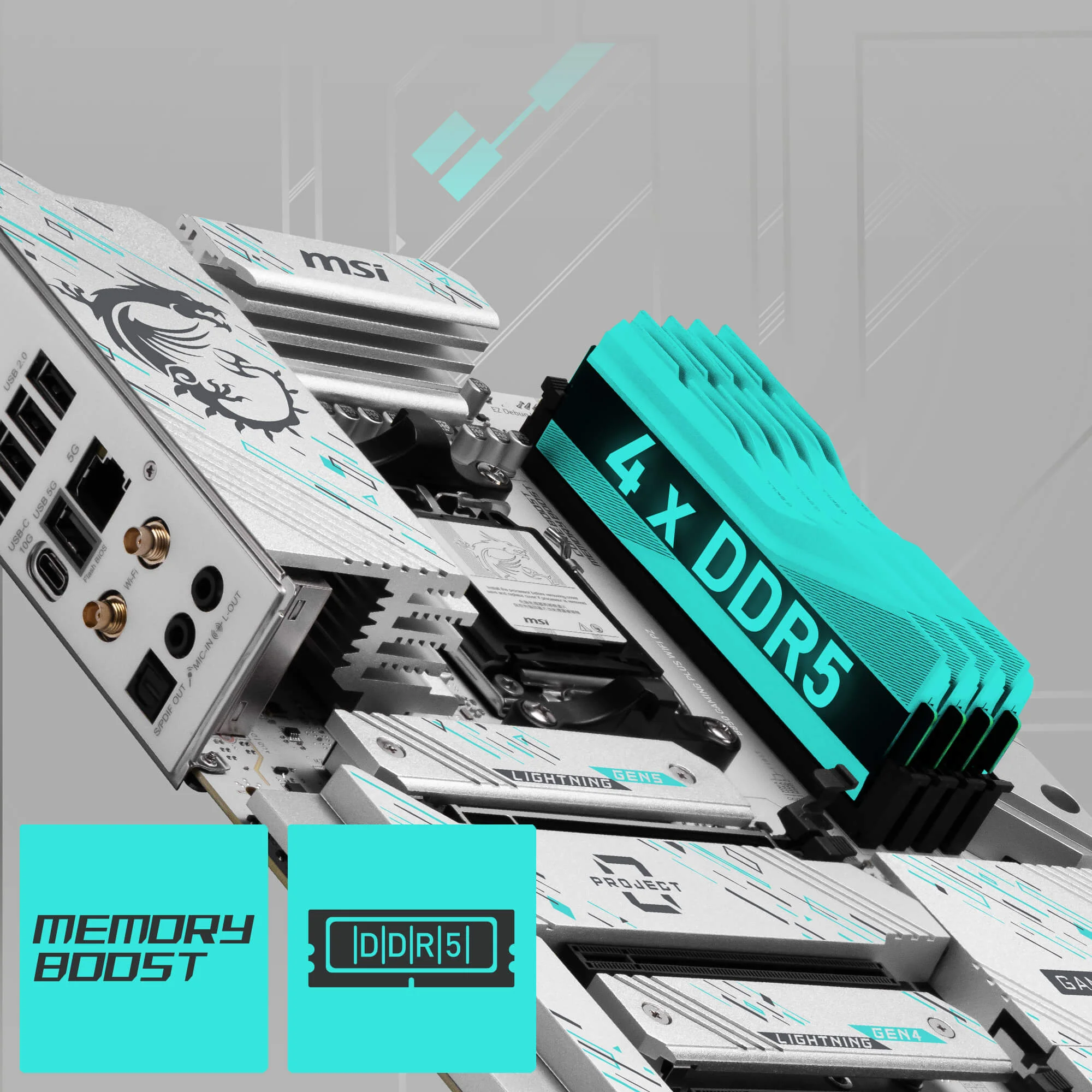 Document 4 x DDR5 Dual Channel (8200+ MT/s OC)* Memory Boost: DDR devrelerinin di�er bile