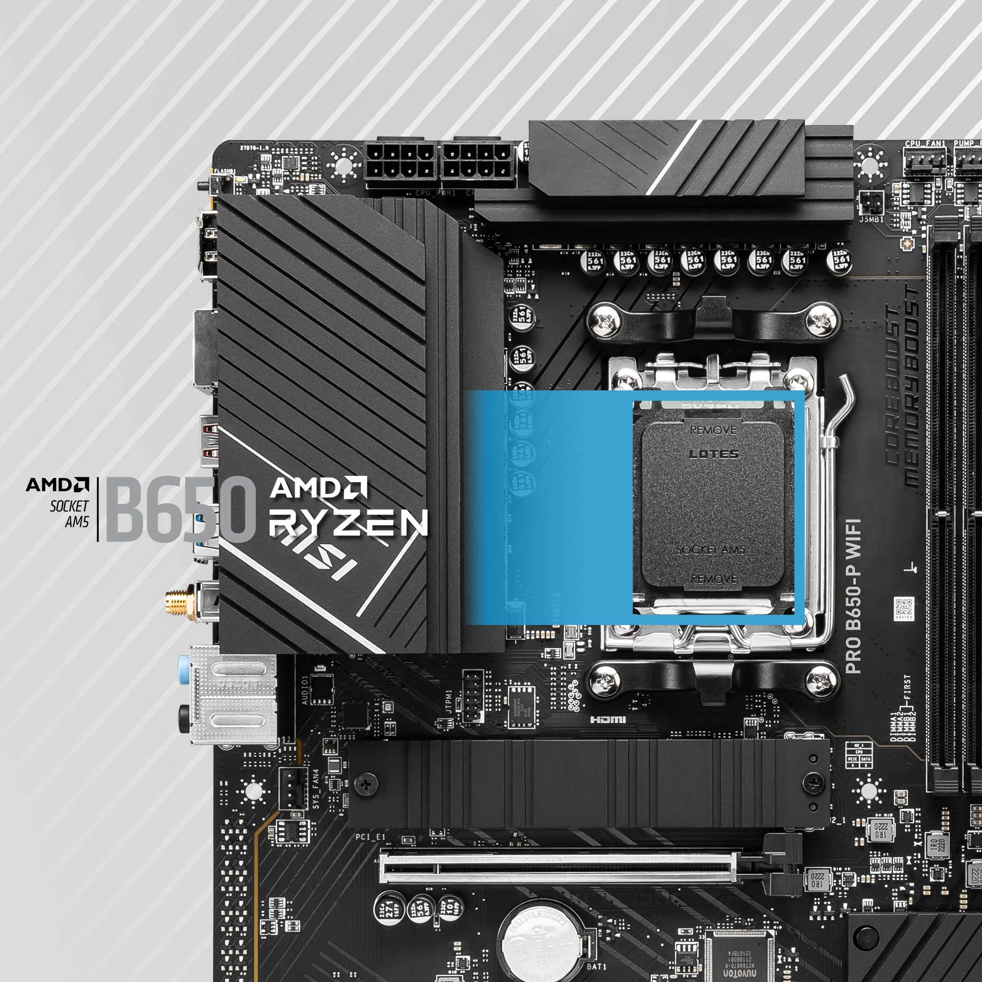 Document AMD Ryzen 7000 ��lemcileri Destekler Form Fakt�r�: ATX Soket Tipi: AM5 Yongaseti
