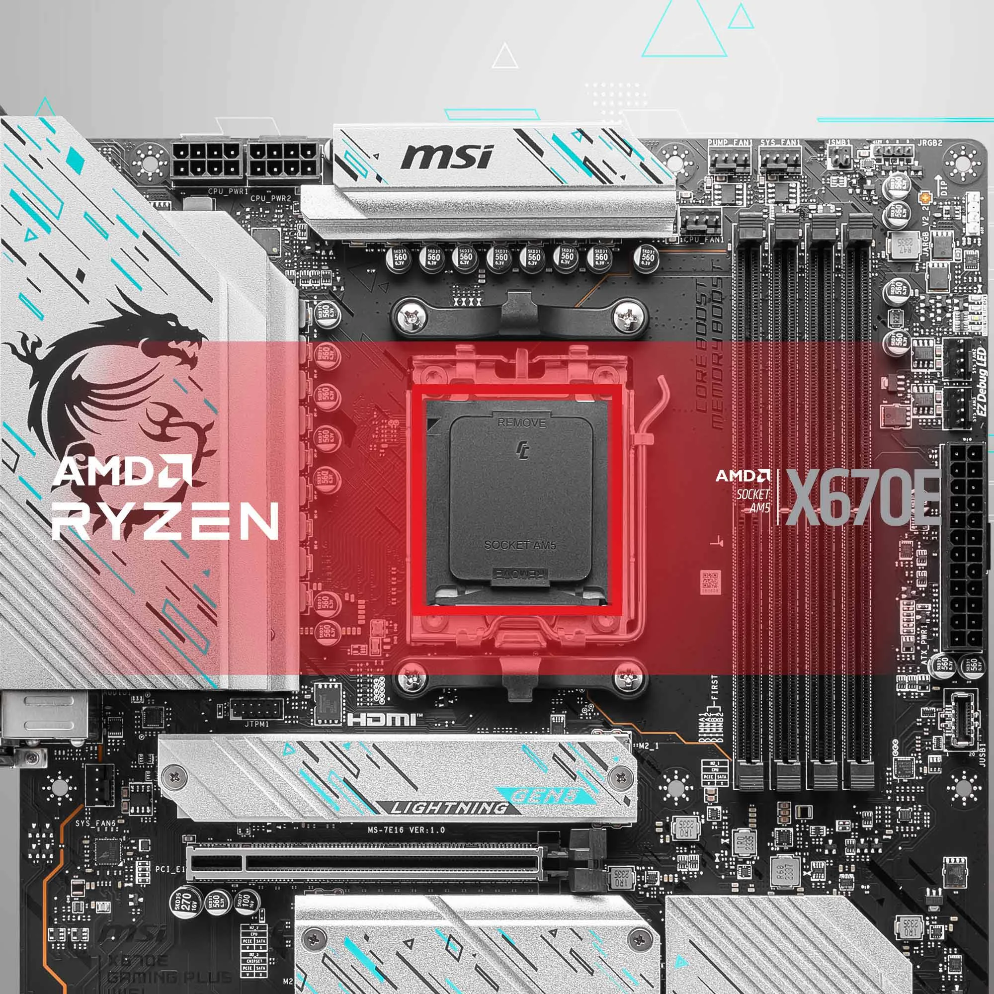 Document AMD Ryzen 7000 ��lemcileri Destekler MAG X670E GAMING PLUS WIFI anakart, AMD Ryz