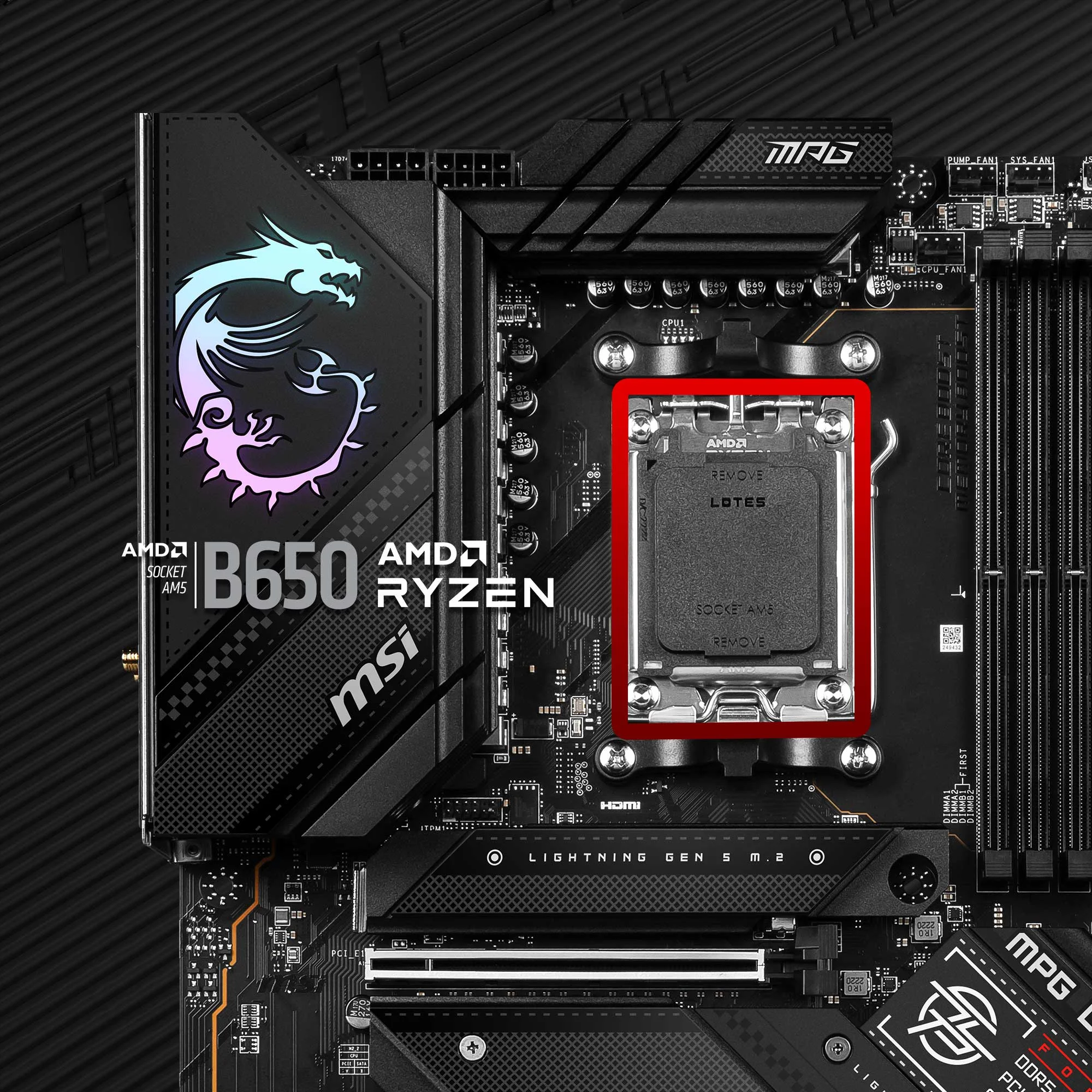 Document AMD Ryzen 7000 ��lemcileri Destekler MPG B650 CARBON WIFI anakart, AMD Ryzen 700