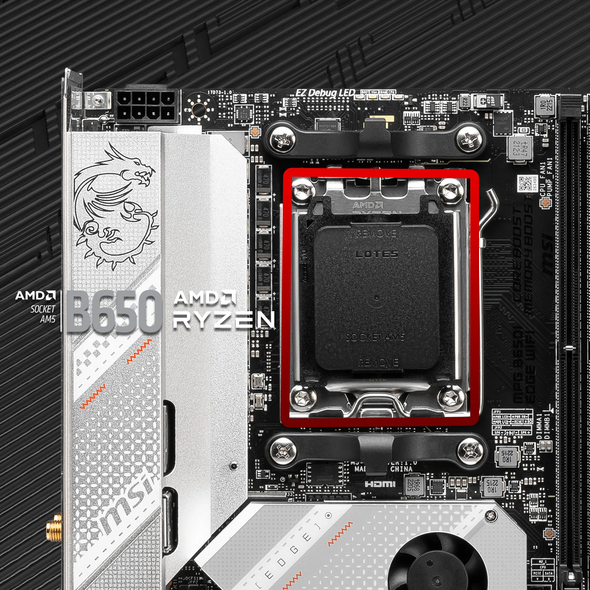 Document AMD Ryzen 7000 ��lemcileri Destekler MPG B650I EDGE WIFI anakart, AMD Ryzen 7000