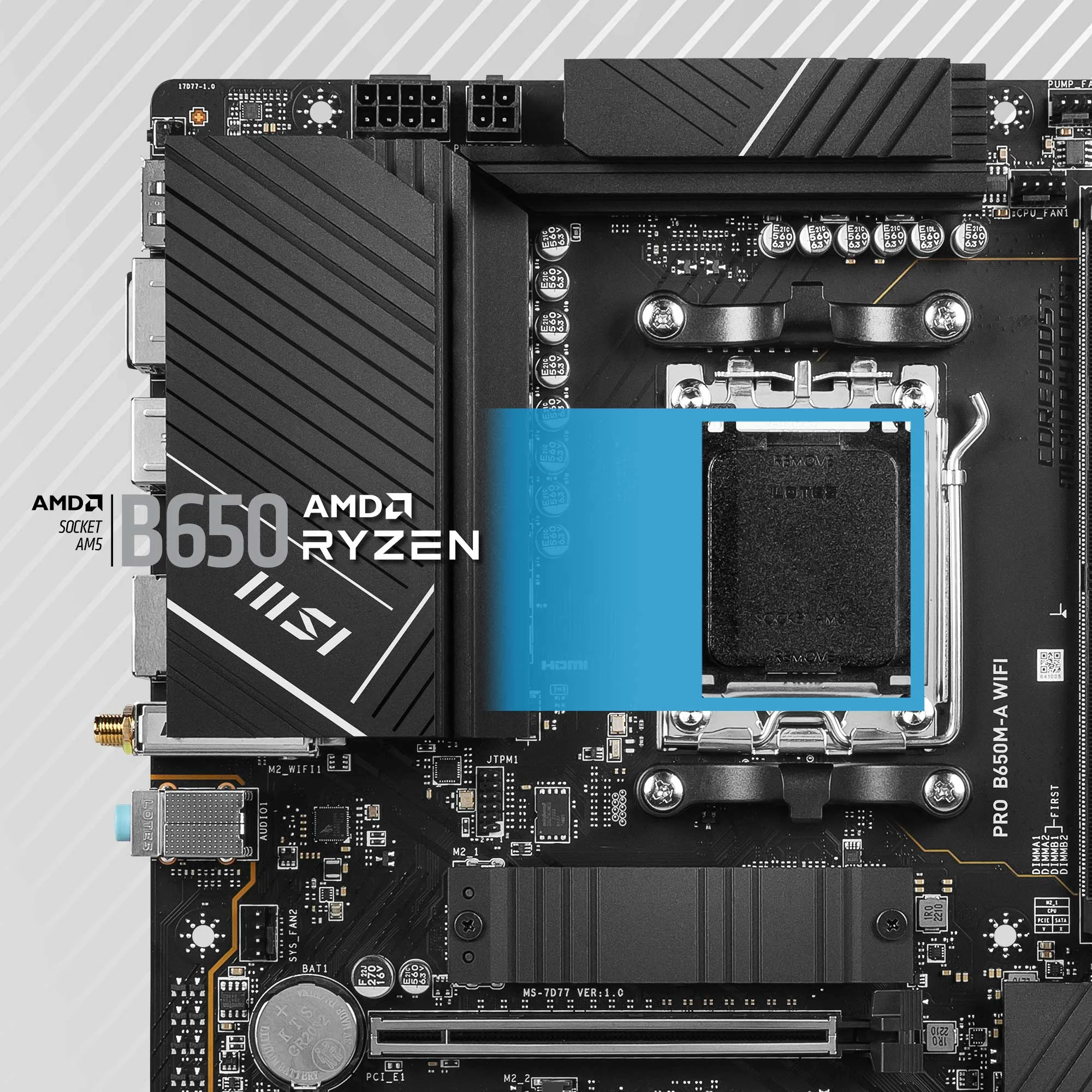 Document AMD Ryzen 7000 ��lemcileri Destekler PRO B650M-A WIFI anakart, AMD Ryzen 7000 i�