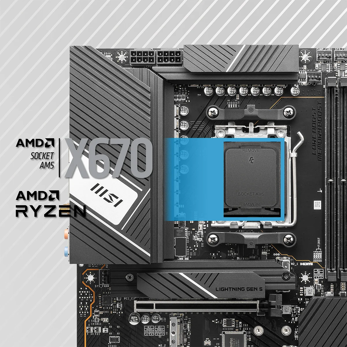 PRO X670-P WIFI AMD RYZEN 7000 serisi i�lemcileri destekler PRO X670-P WIFI anakart AMD Ryzen 70