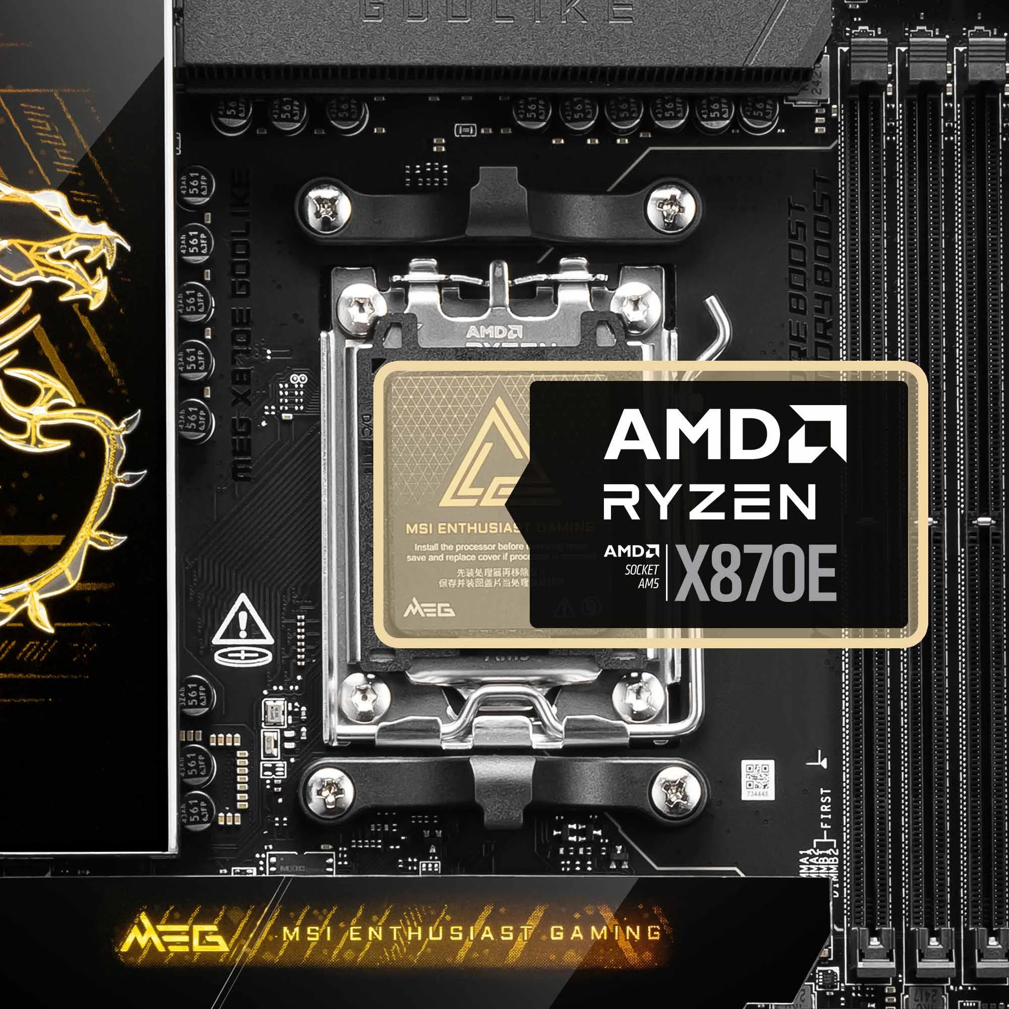 Document AMD Ryzen 9000 / 8000 / 7000 serisi i�lemci deste�i MEG X870E GODLIKE anakart AM